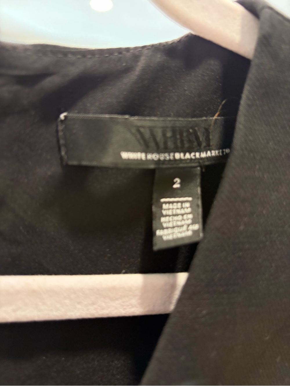 White House Black Market Black Blazer with White Trim - Picture 6 of 7